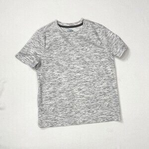Old Navy Boys M (8) Heathered Gray Active Tee Go-Dry Boy Medium Tee